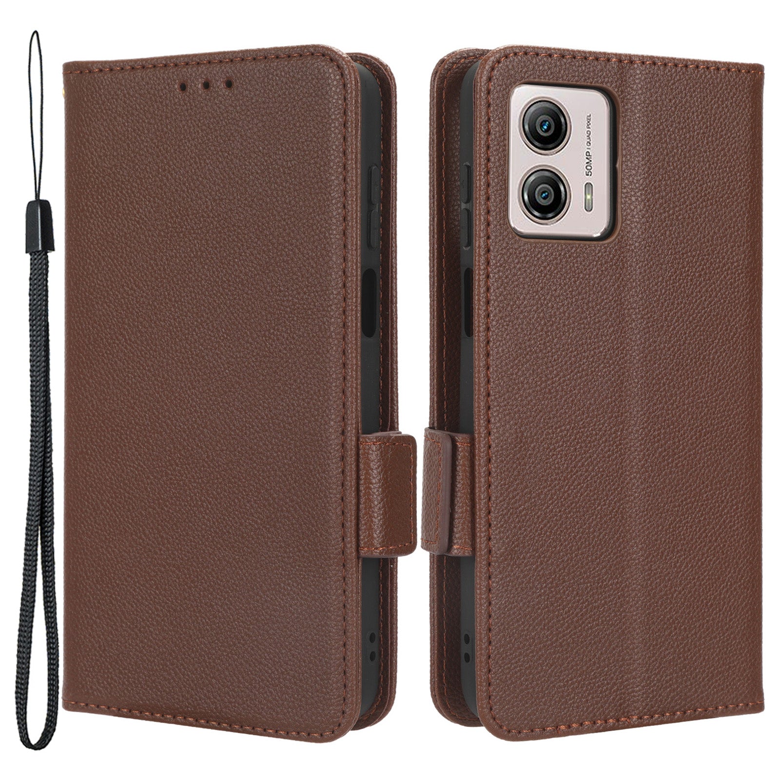 For Motorola Moto G73 5G PU Leather Dual Magnetic Clasp Phone Cover Wallet Stand Litchi Texture Phone Case For Motorola Moto G73 5G PU Leather Dual Magnetic Clasp Phone Cover Wallet Stand Litchi Texture Phone Case